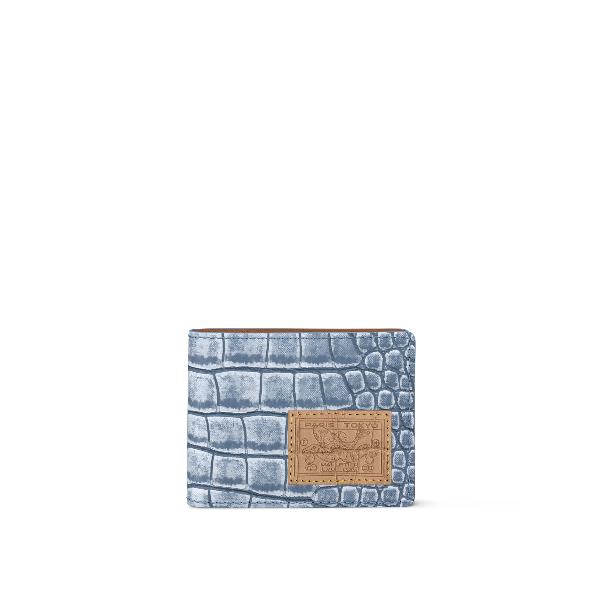 Multiple Wallet Crocodilien Mat in Men