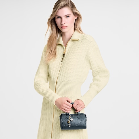 Nano Speedy Monogram Empreinte Leather in Women's Wallets and Small Leather Goods Wallets on Chain and Micro Bags collections by Louis Vuitton (Product zoom)