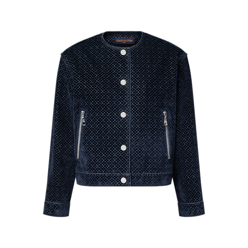 Nanogram Flocket Velvet Jacket in Women's Ready-to-Wear Coats and Jackets collections by Louis Vuitton (Product zoom)