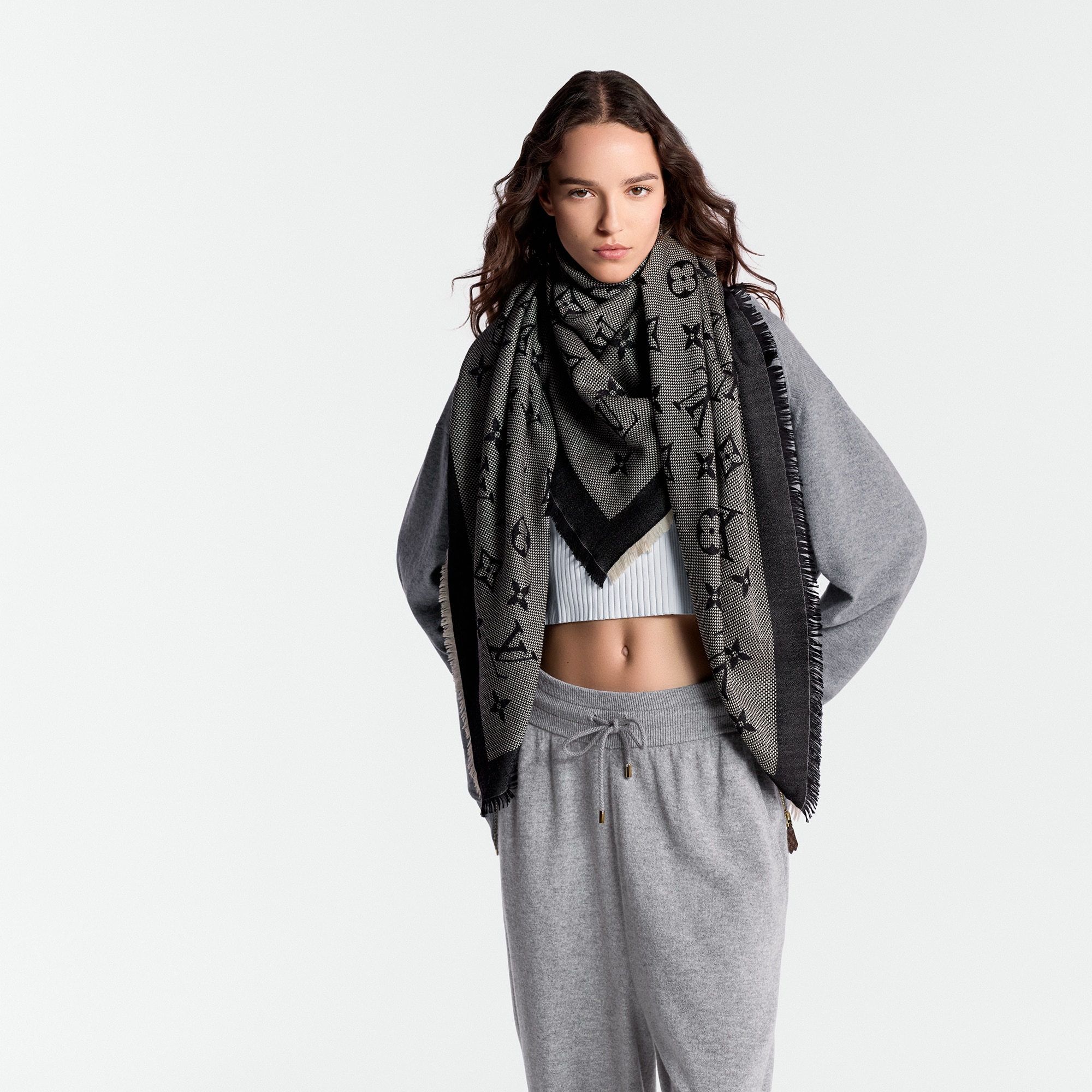 Neo Natté Monogram Shawl . in Women