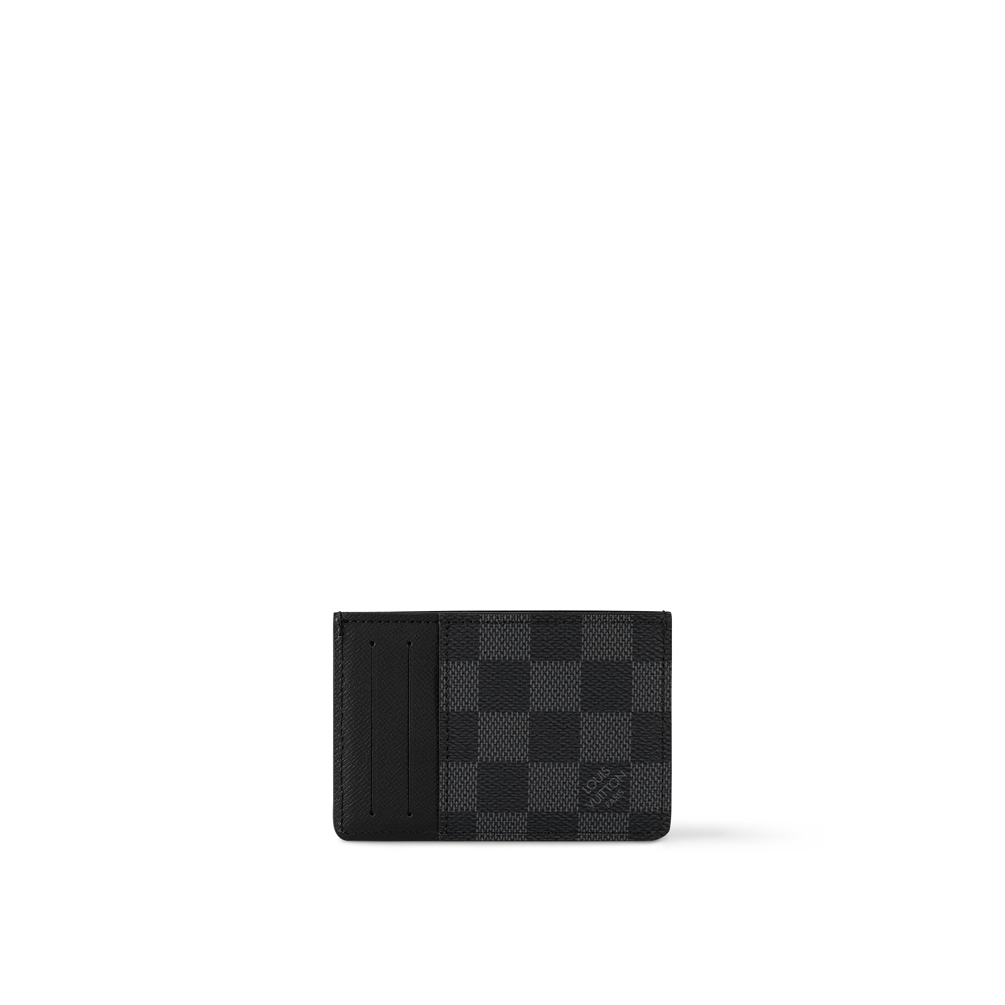 Neo Porte Cartes Damier Graphite in Gifts