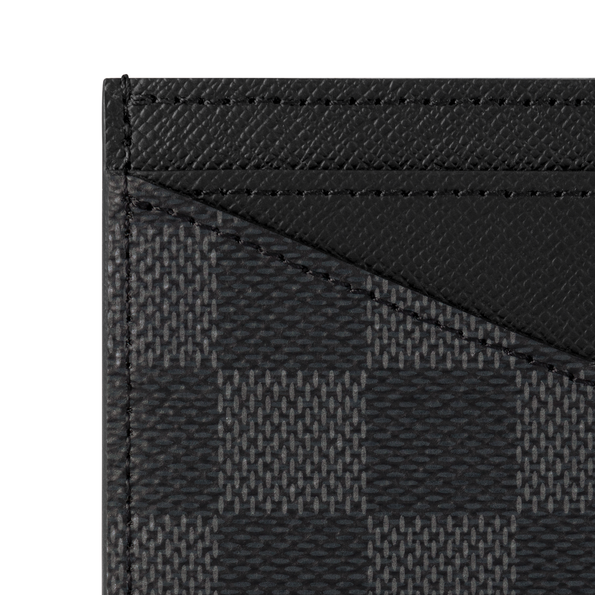 Neo Porte Cartes Damier Graphite in Gifts