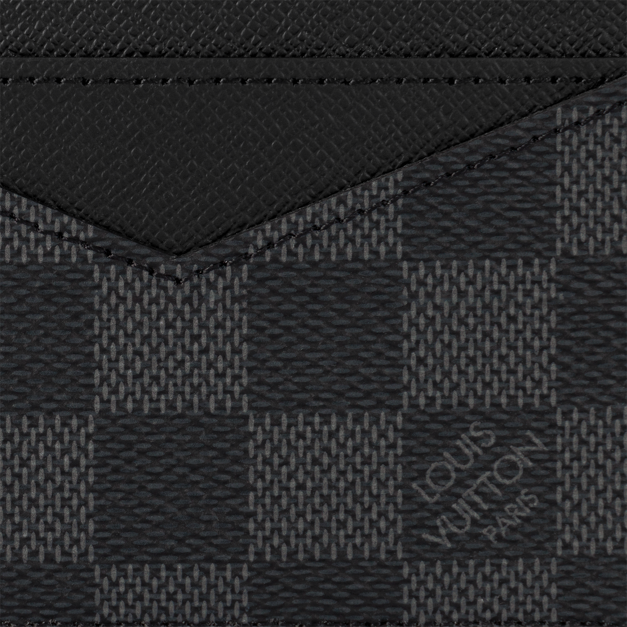 Neo Porte Cartes Damier Graphite in Gifts