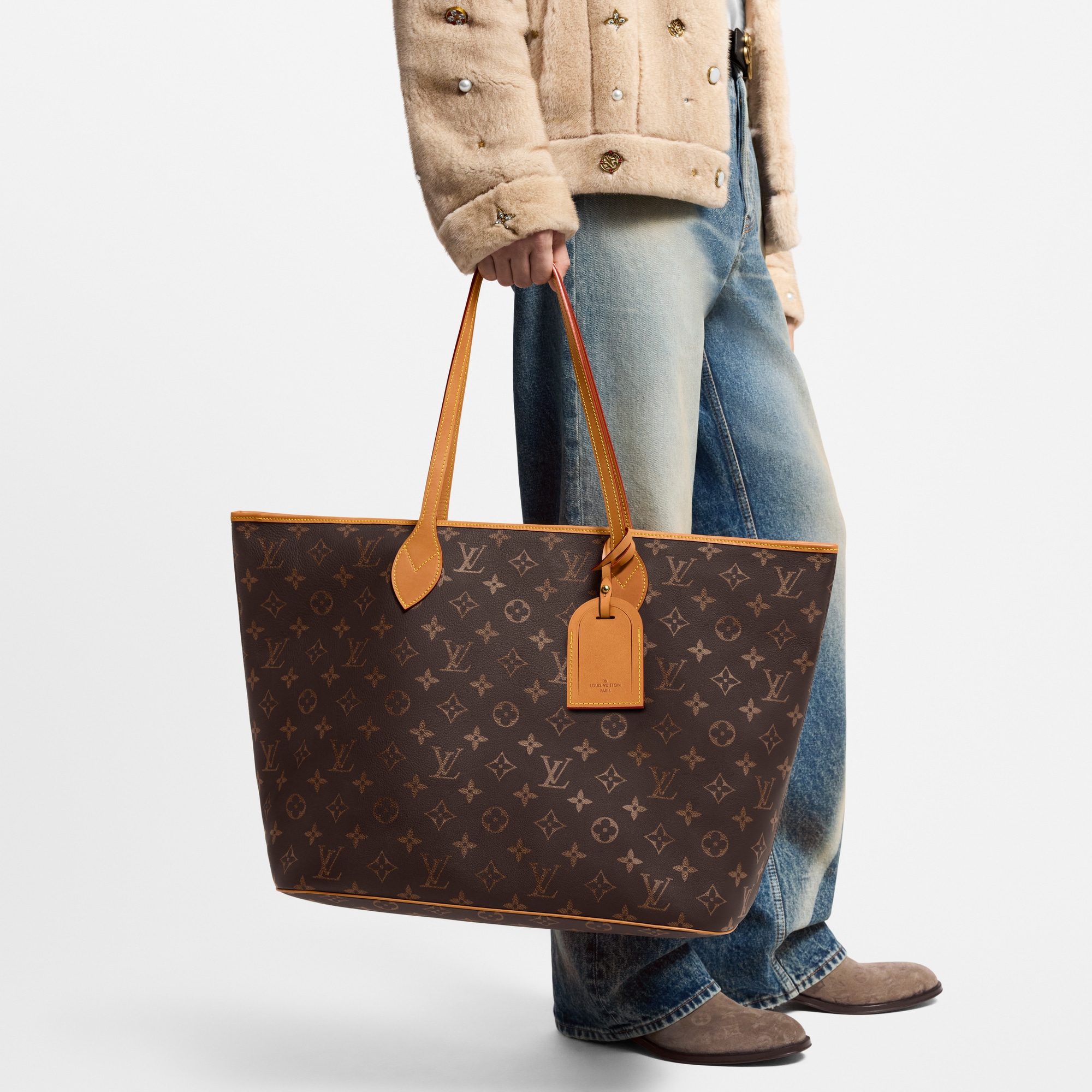 Nevereverfull Autres Cuirs Monogram in Men