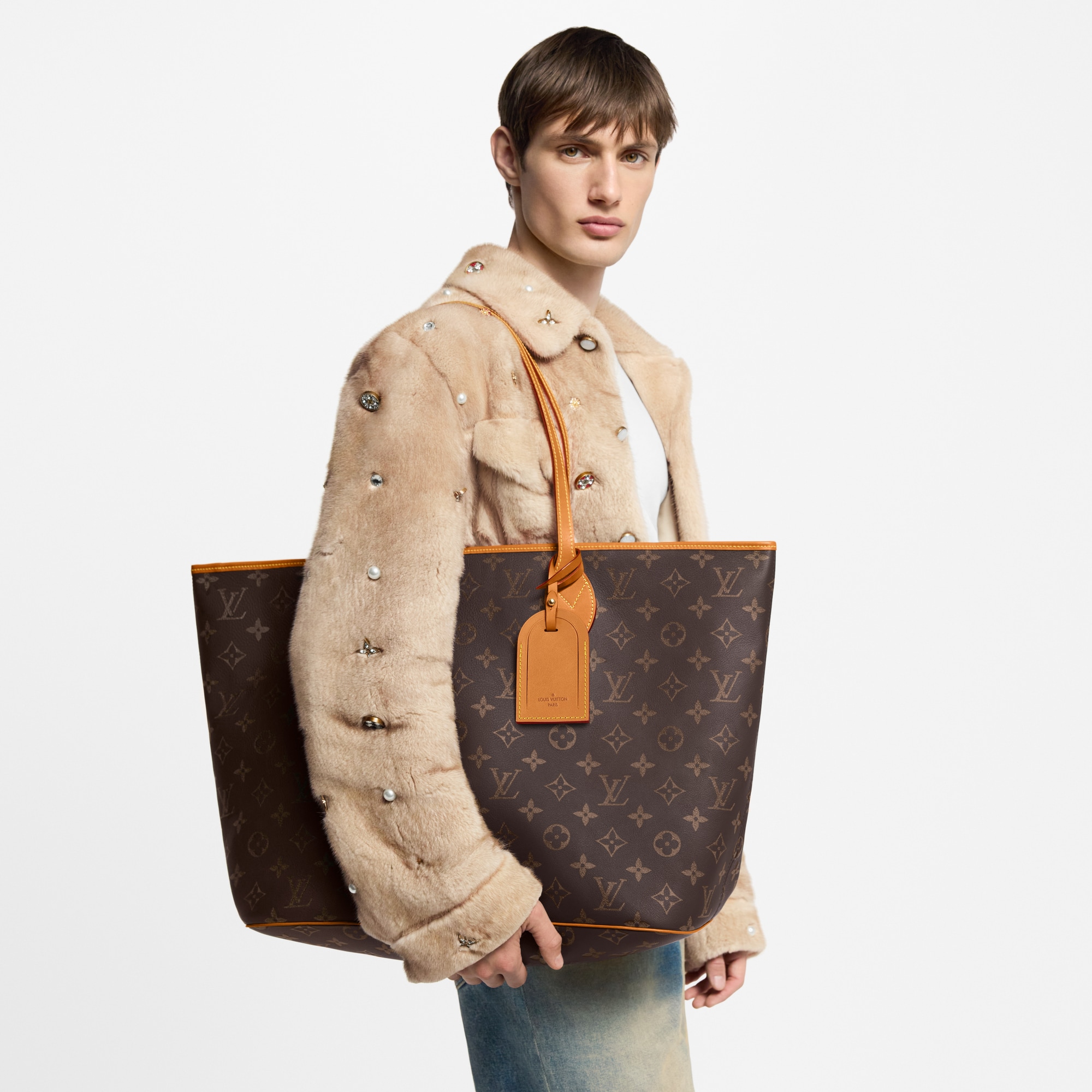Nevereverfull Autres Cuirs Monogram in Men