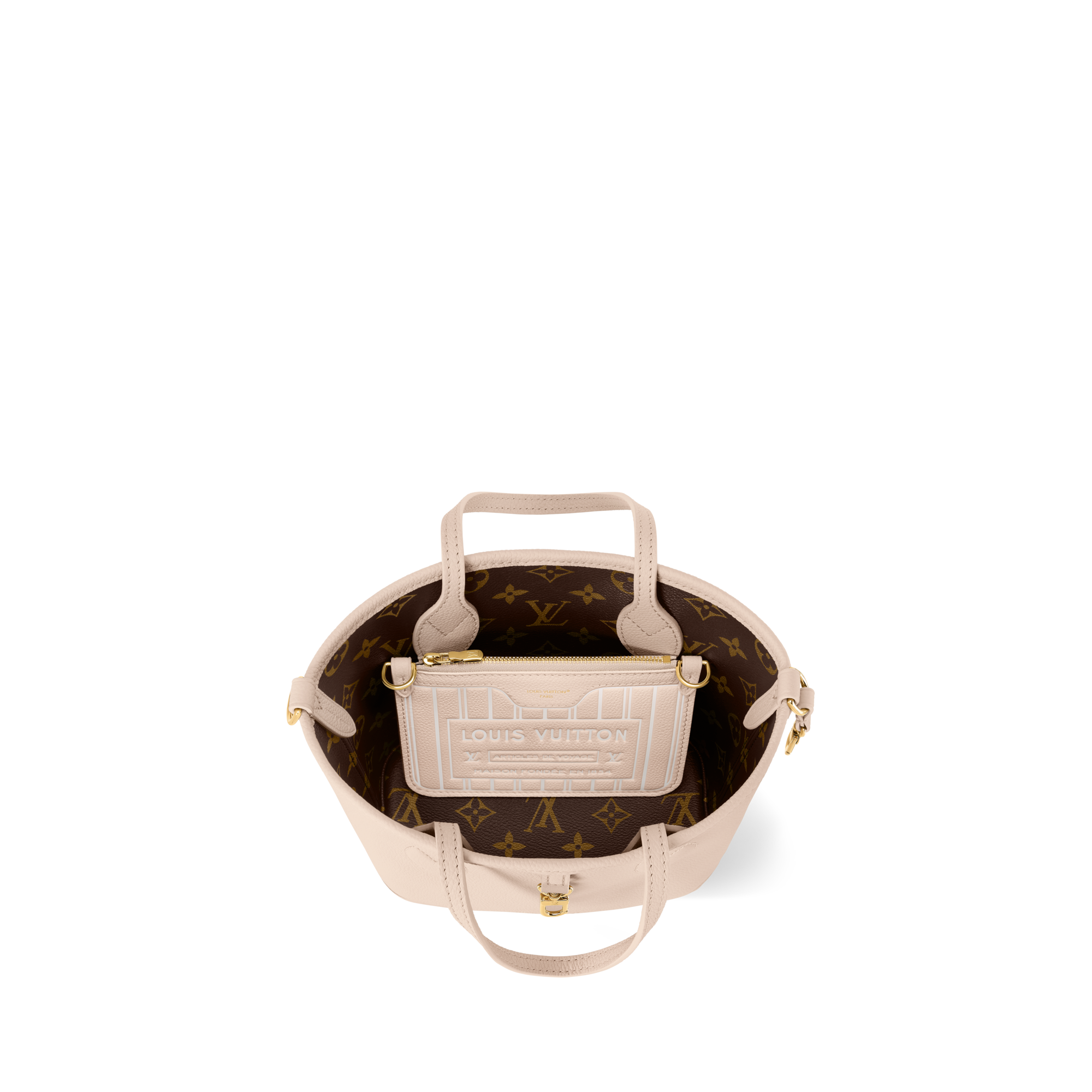 Neverfull Bandoulière Inside Out BB Monogram Eclipse in Bags and Small Leather Goods