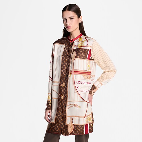 Neverfull Foulard Silk Dress in Women's Ready-to-Wear Dresses collections by Louis Vuitton (Product zoom)