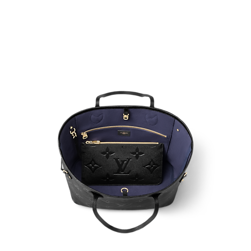 Neverfull MM Monogram Empreinte Leather in Women's Handbags All Handbags for Women collections by Louis Vuitton (Product zoom)
