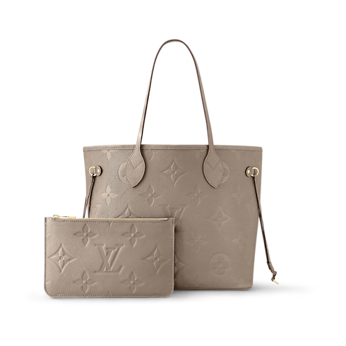 Neverfull MM Monogram Empreinte Leather in Women's Handbags All Handbags for Women collections by Louis Vuitton (Product zoom)