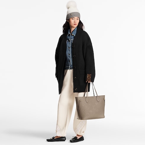 Neverfull MM Monogram Empreinte Leather in Women's Handbags All Handbags for Women collections by Louis Vuitton (Product zoom)