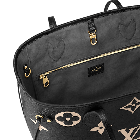 Neverfull MM Monogram Empreinte Leather in Women's Handbags All Handbags for Women collections by Louis Vuitton (Product zoom)