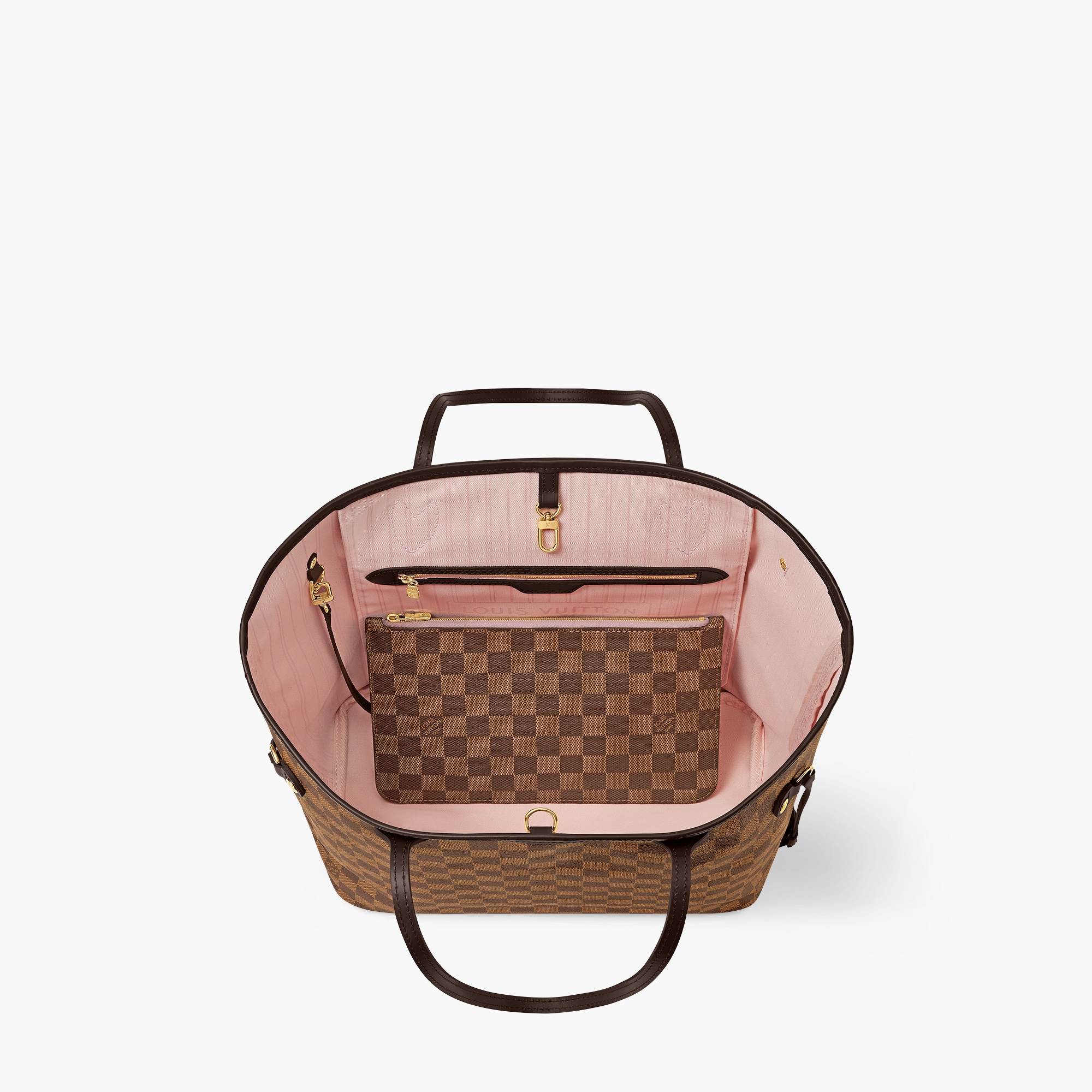 Neverfull MM Damier Ebene Handbags LOUIS VUITTON