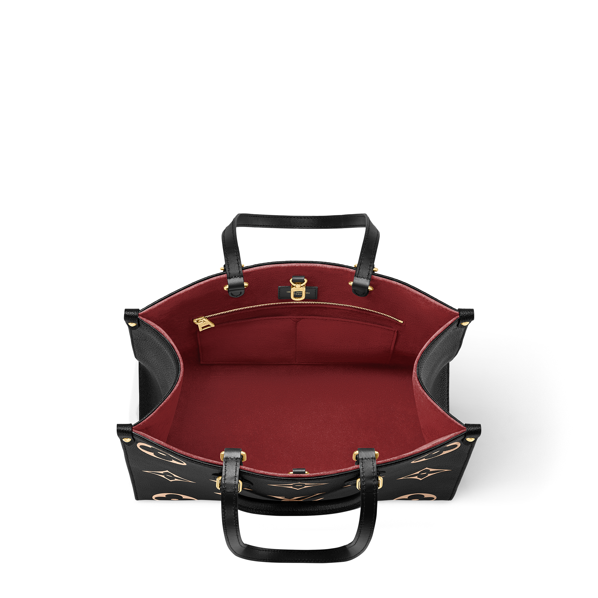 Onthego MM Bicolour Monogram Empreinte Leather in Women