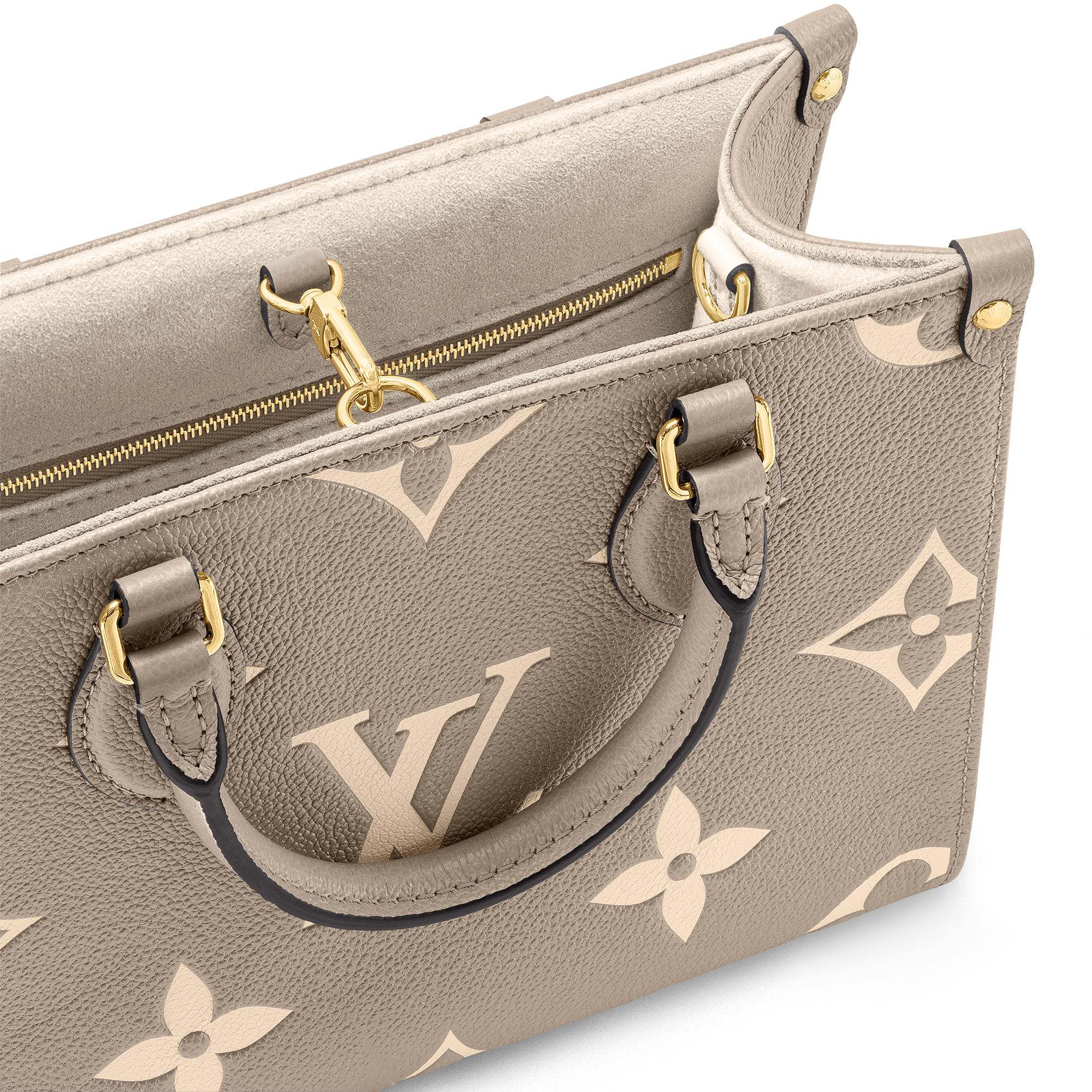OnTheGo PM Bicolour Monogram Empreinte Leather in Women