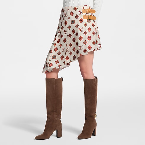 Paisley Monogram Asymmetrical Skirt in Women's Ready-to-Wear Skirts and Shorts collections by Louis Vuitton (Product zoom)