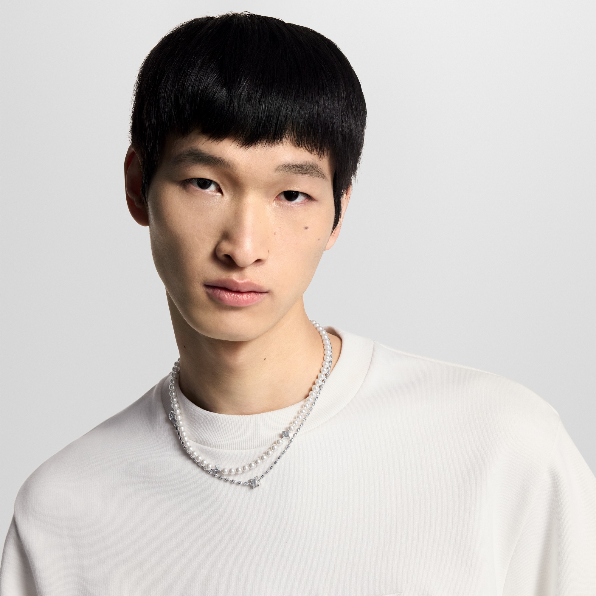 Pearls Fusion Necklace . in Men