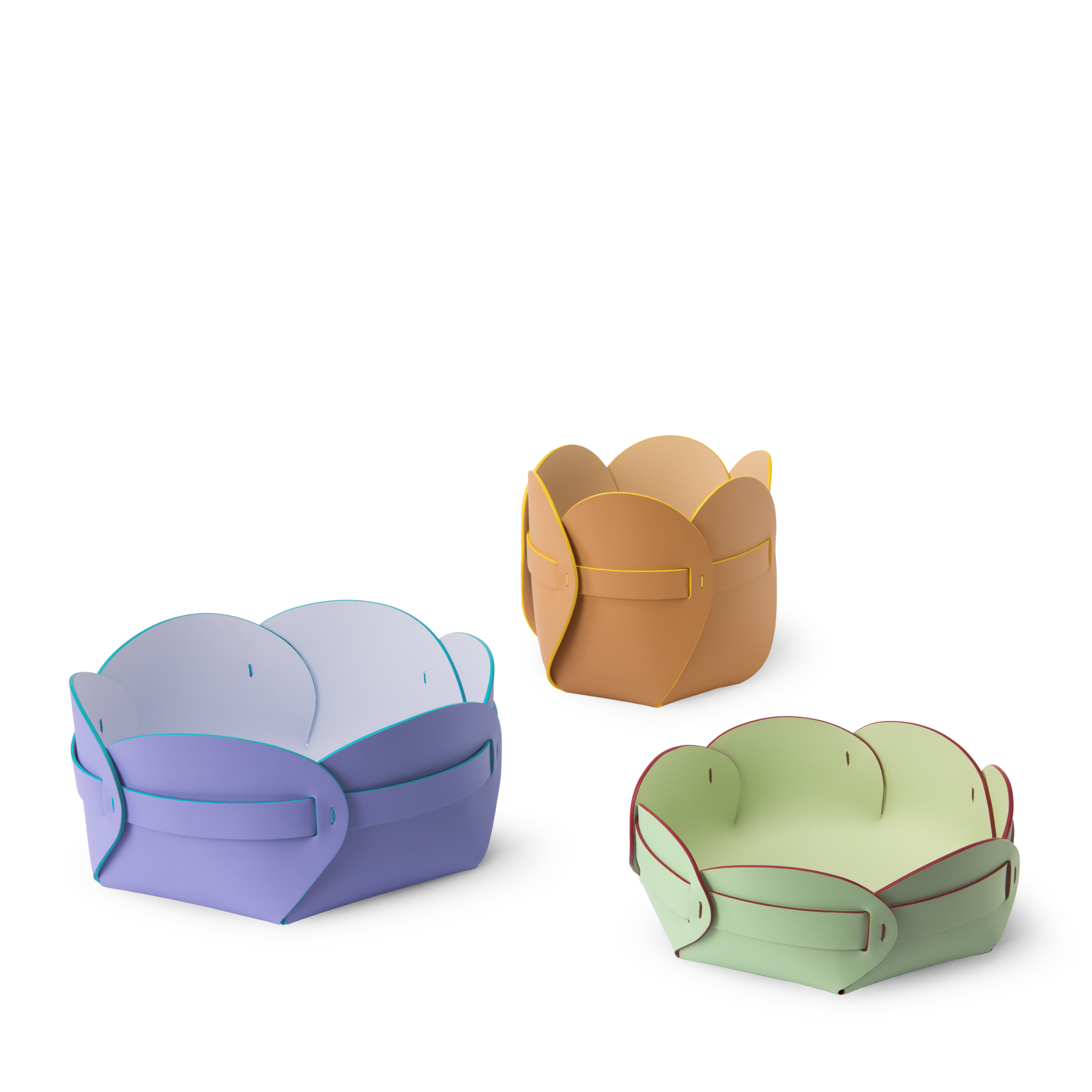 Petalo Basket Wide  in Trunks, Travel and Home