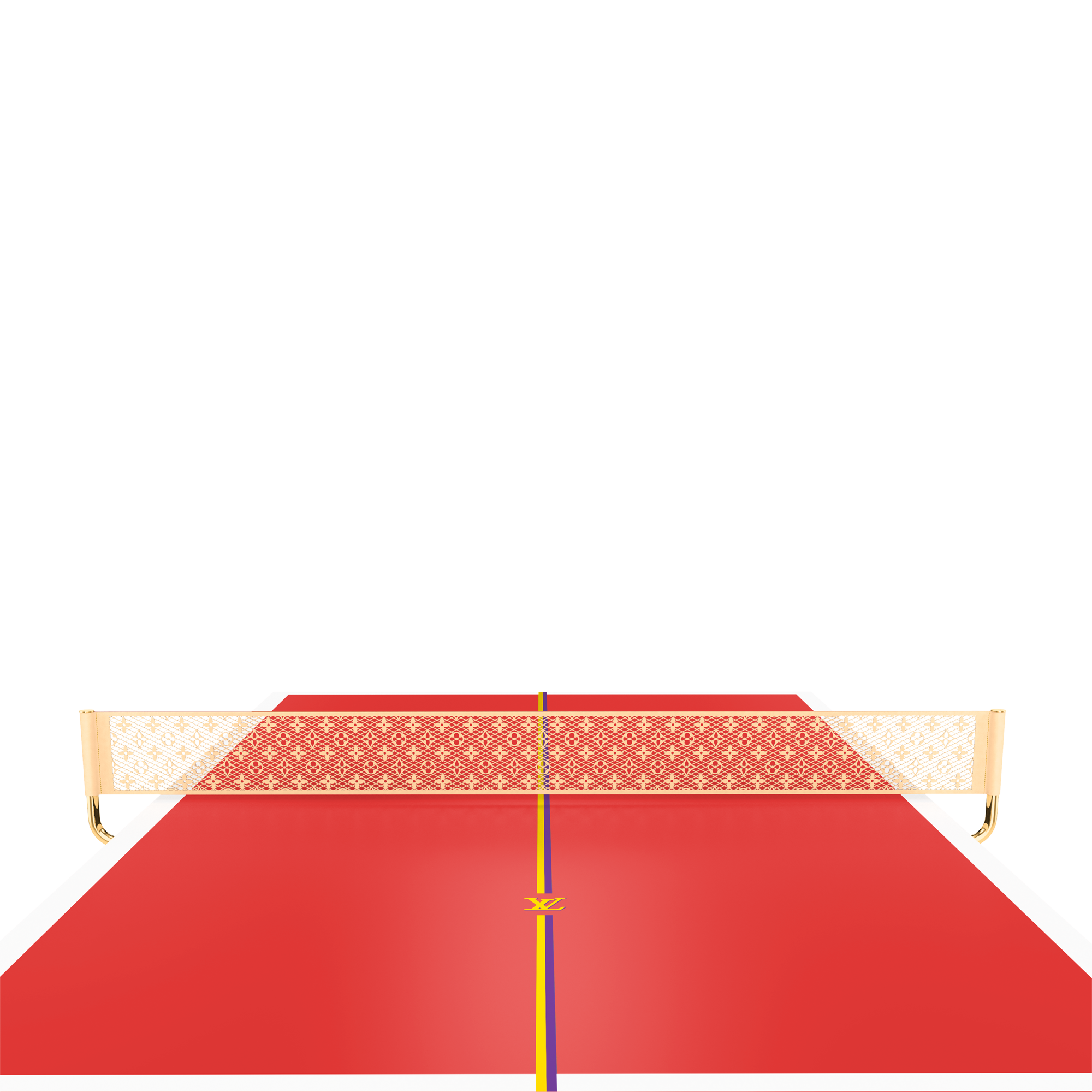 Ping-Pong Table Canvas domestic size Monogram in Trunks, Travel and Home