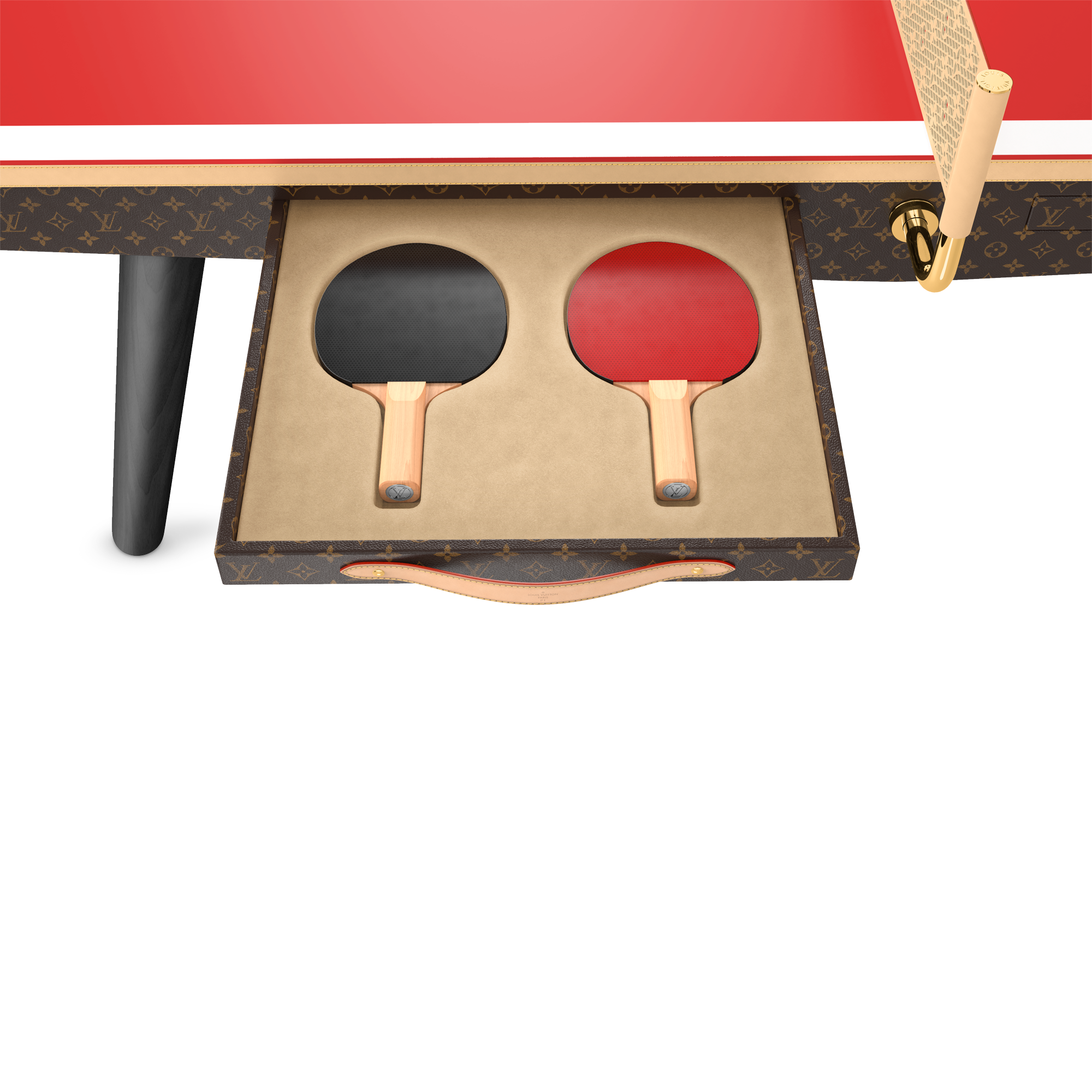 Ping-Pong Table Canvas domestic size Monogram in Trunks, Travel and Home