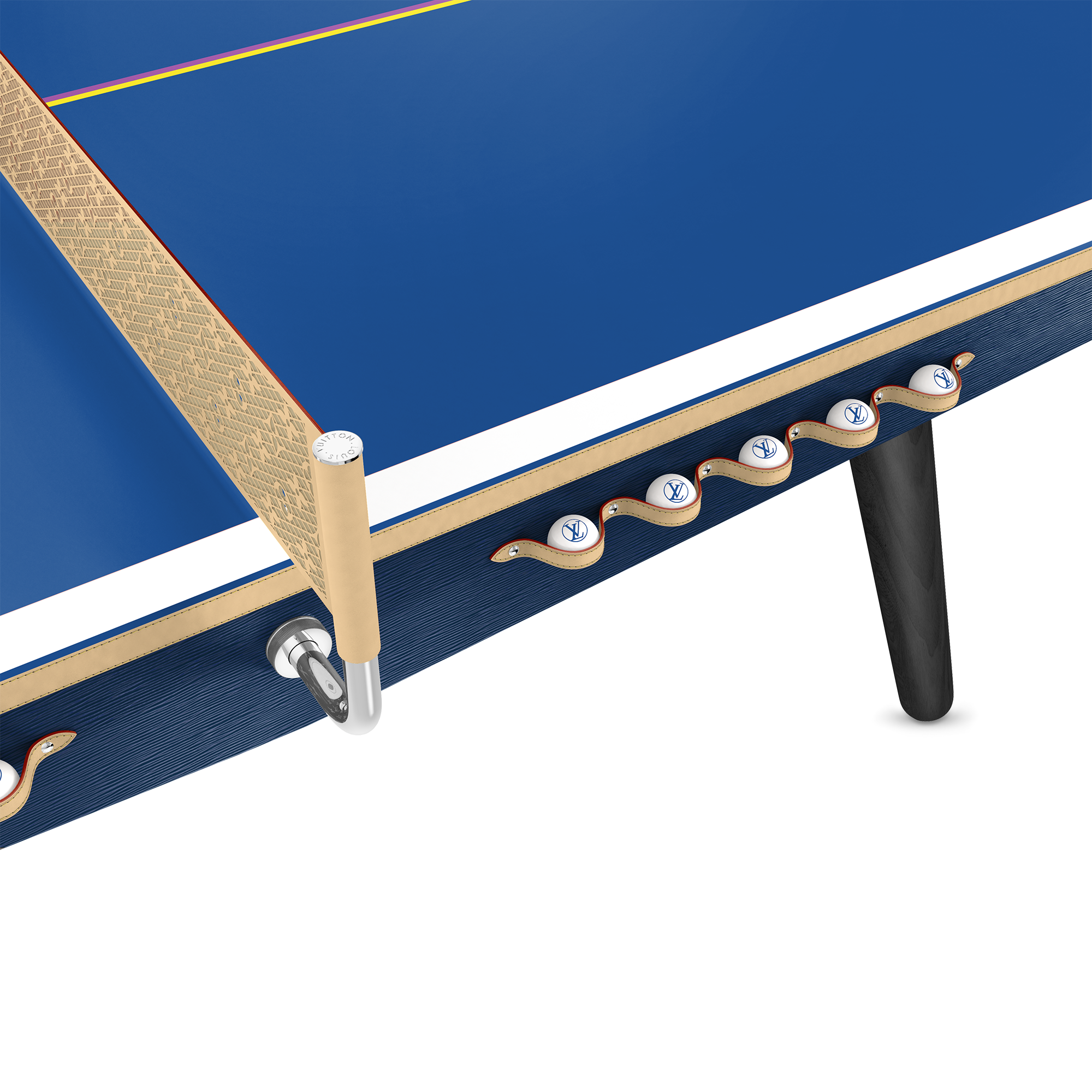 Ping-Pong Table Epi Domestic Size Epi Leather in Trunks, Travel and Home