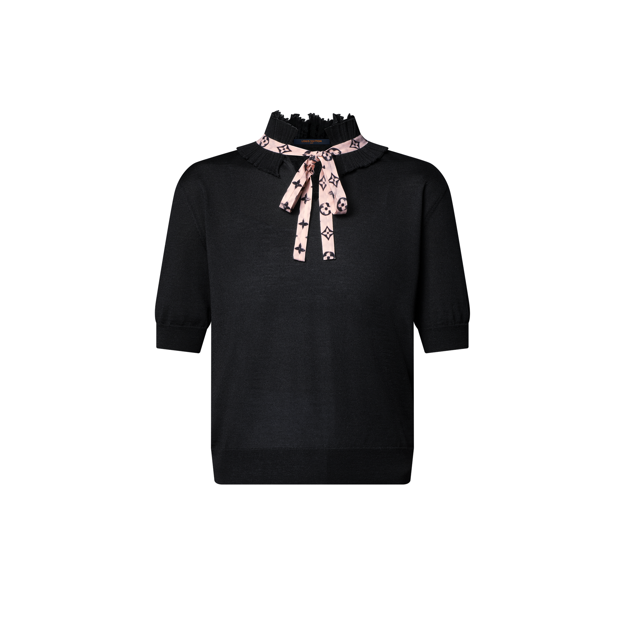 Pleated Collar Knit Top  in Women