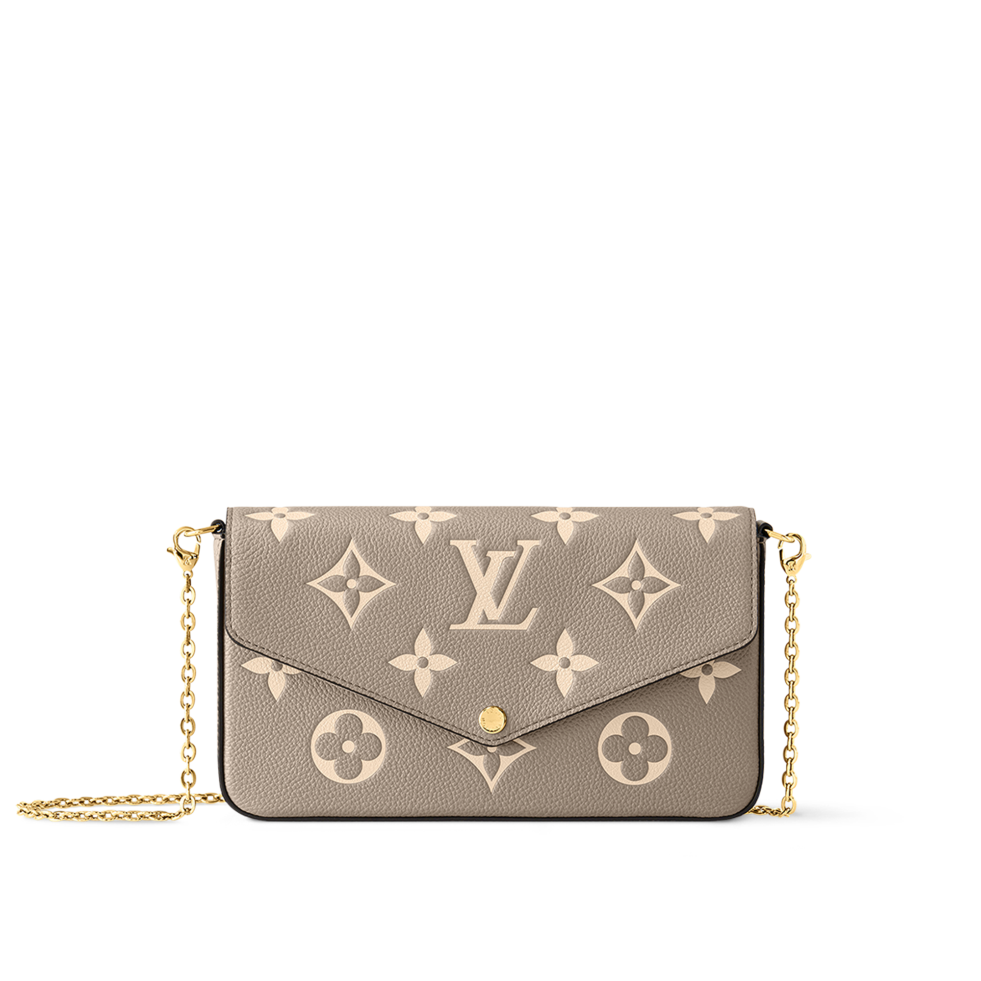 Pochette Félicie Monogram Empreinte Leather in Women