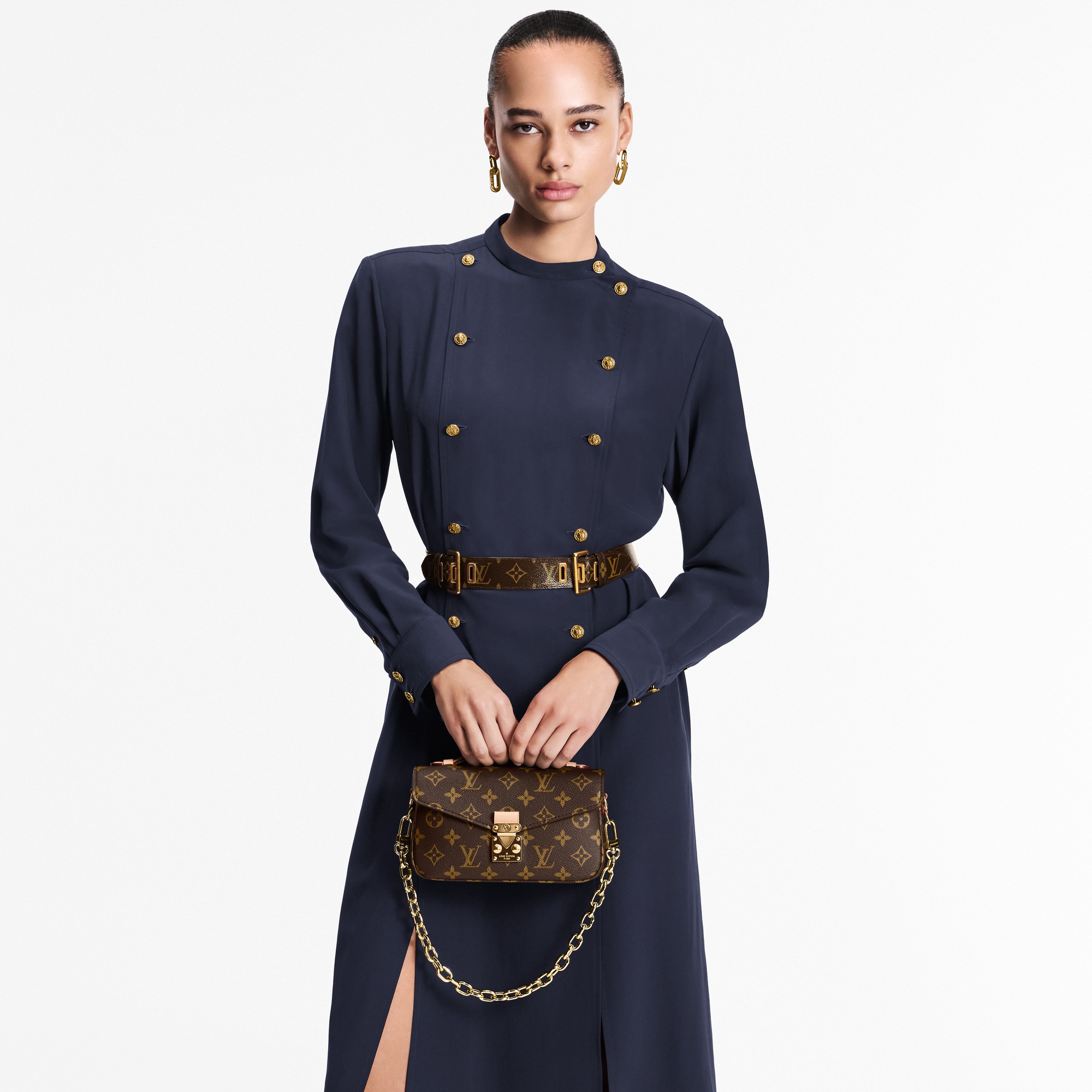 Vuitton Pochette Louis Vuitton Bag Navy Blue Lv Pochette Metis