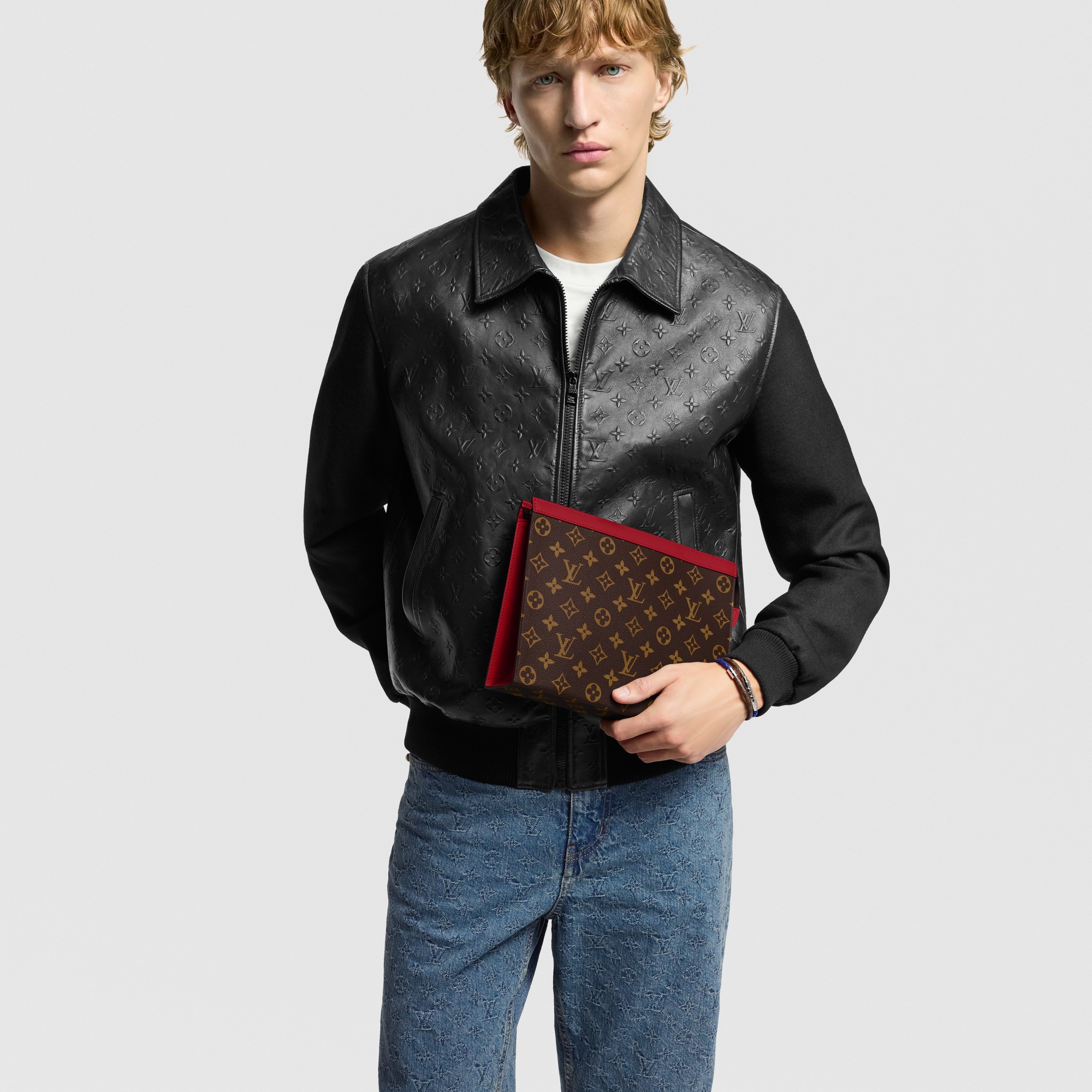Pochette Voyage MM Monogram Macassar Canvas in Men