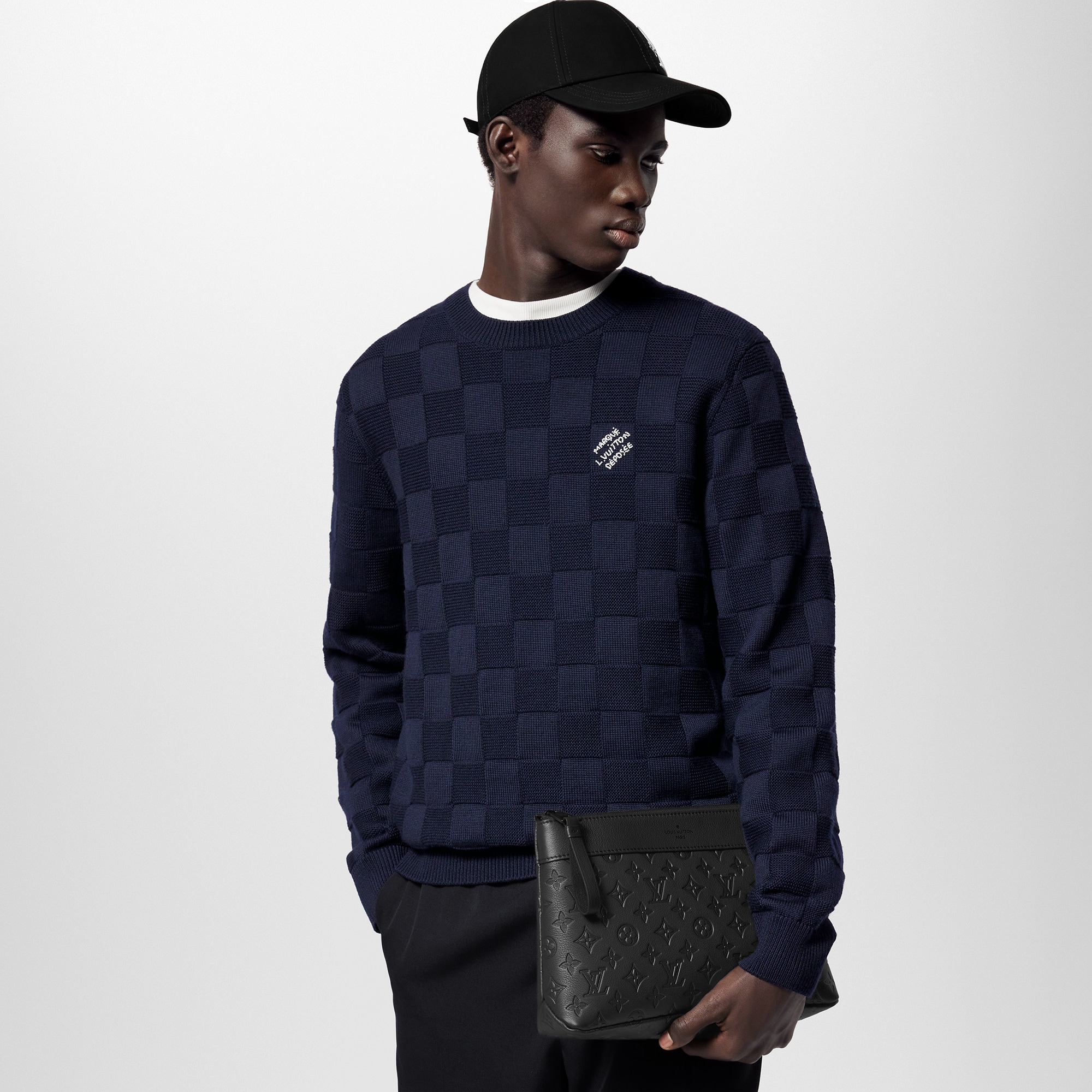 Pochette Voyage Souple  Monogram Shadow Leather in Men