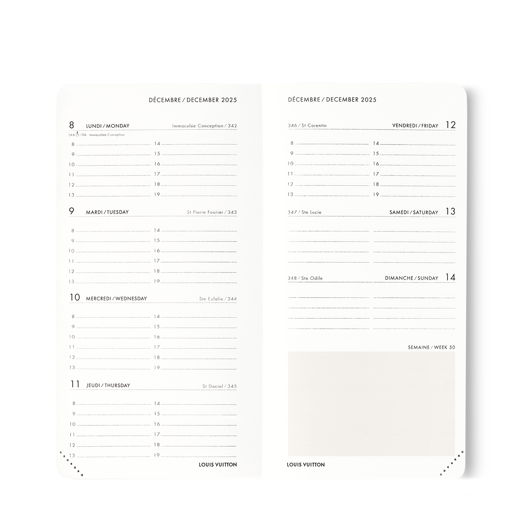Pocket Agenda Refill 2025  in Trunks, Travel and Home