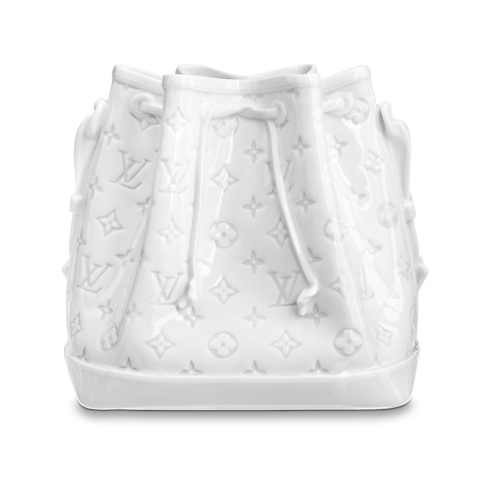 Porcelain Vase Noé BB Monogram in Trunks, Travel and Home's Highlights Art of Living Campaign collections by Louis Vuitton (Product zoom)