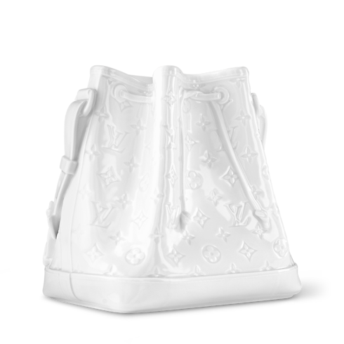 Porcelain Vase Noé BB Monogram in Trunks, Travel and Home's Highlights Art of Living Campaign collections by Louis Vuitton (Product zoom)