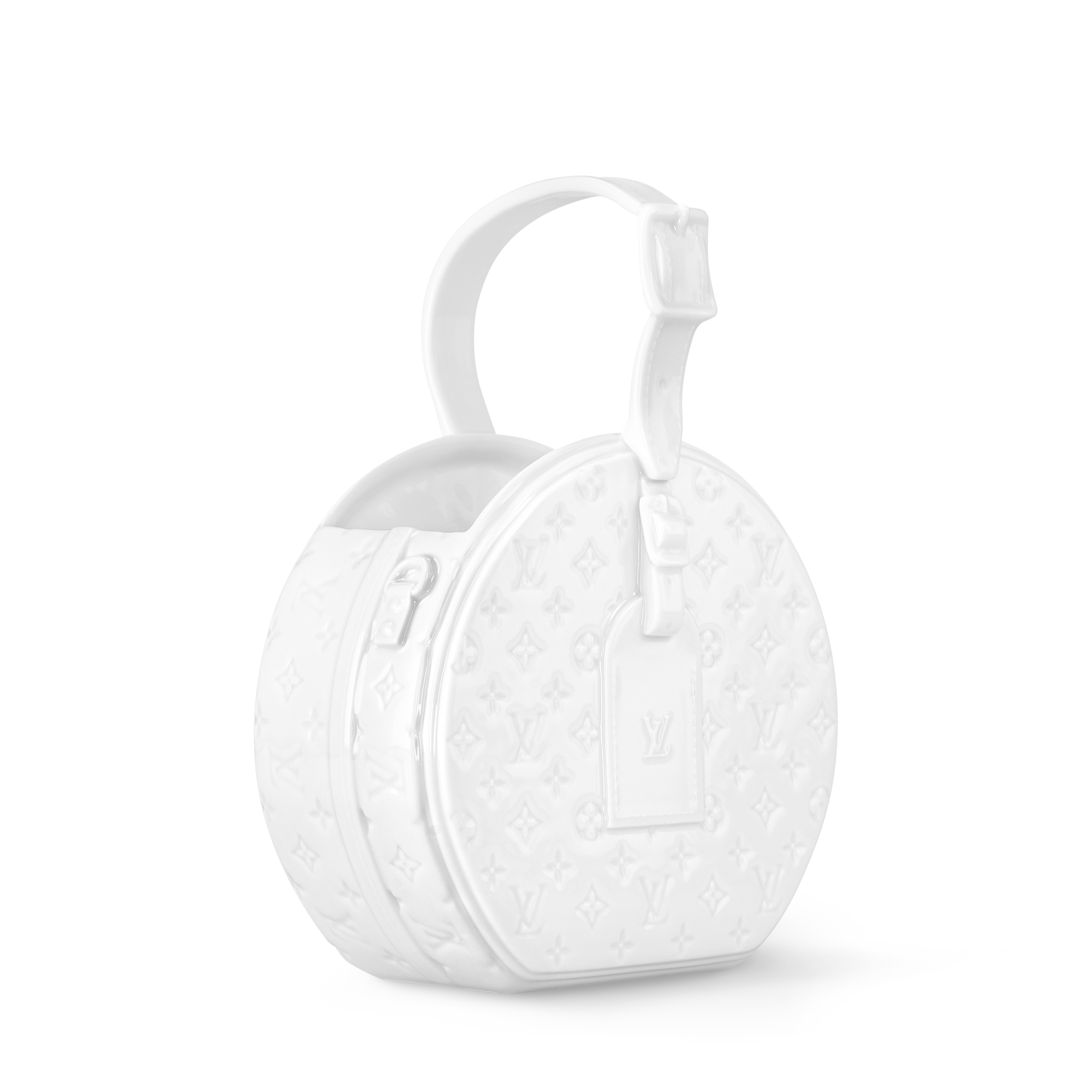 Porcelain Vase Petite Boite Chapeau Monogram in Trunks, Travel and Home