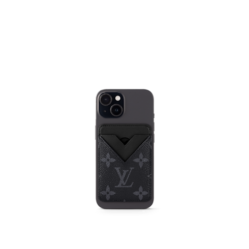 Porte-Cartes Magnet Monogram Eclipse in Trunks, Travel and Home's High-Tech Objects and Accessories Smartphone Accessories collections by Louis Vuitton (Product zoom)