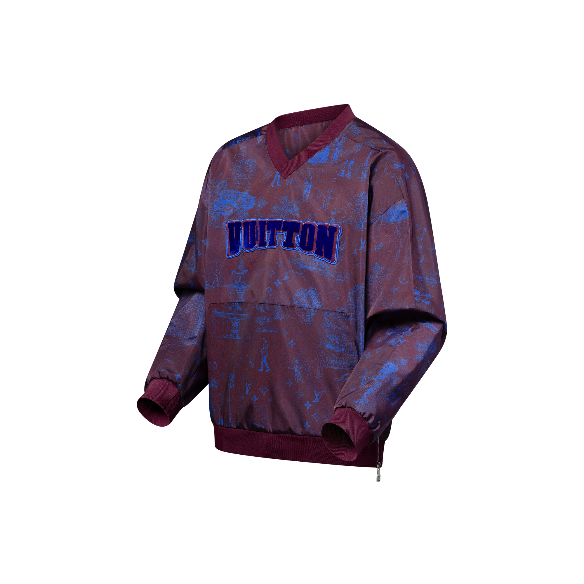 Printed  Nylon Pullover  in Men