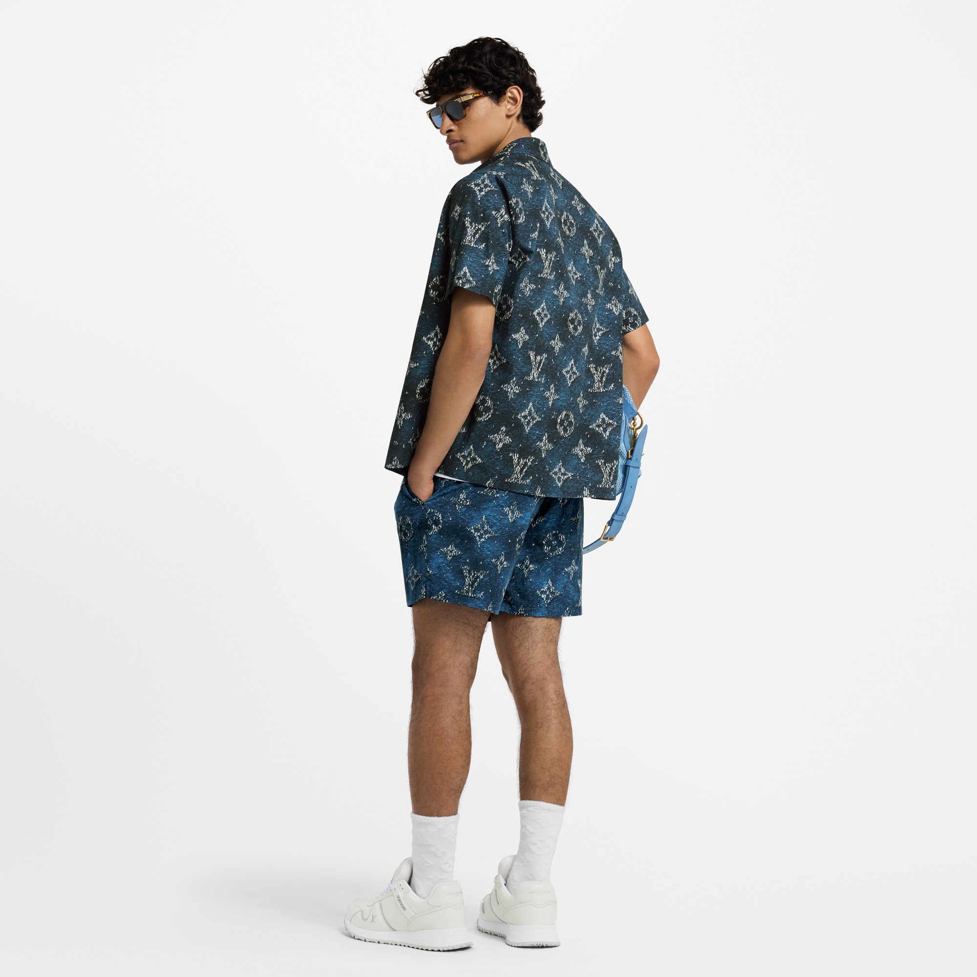 Printed Monogram Swim Shorts  in Men