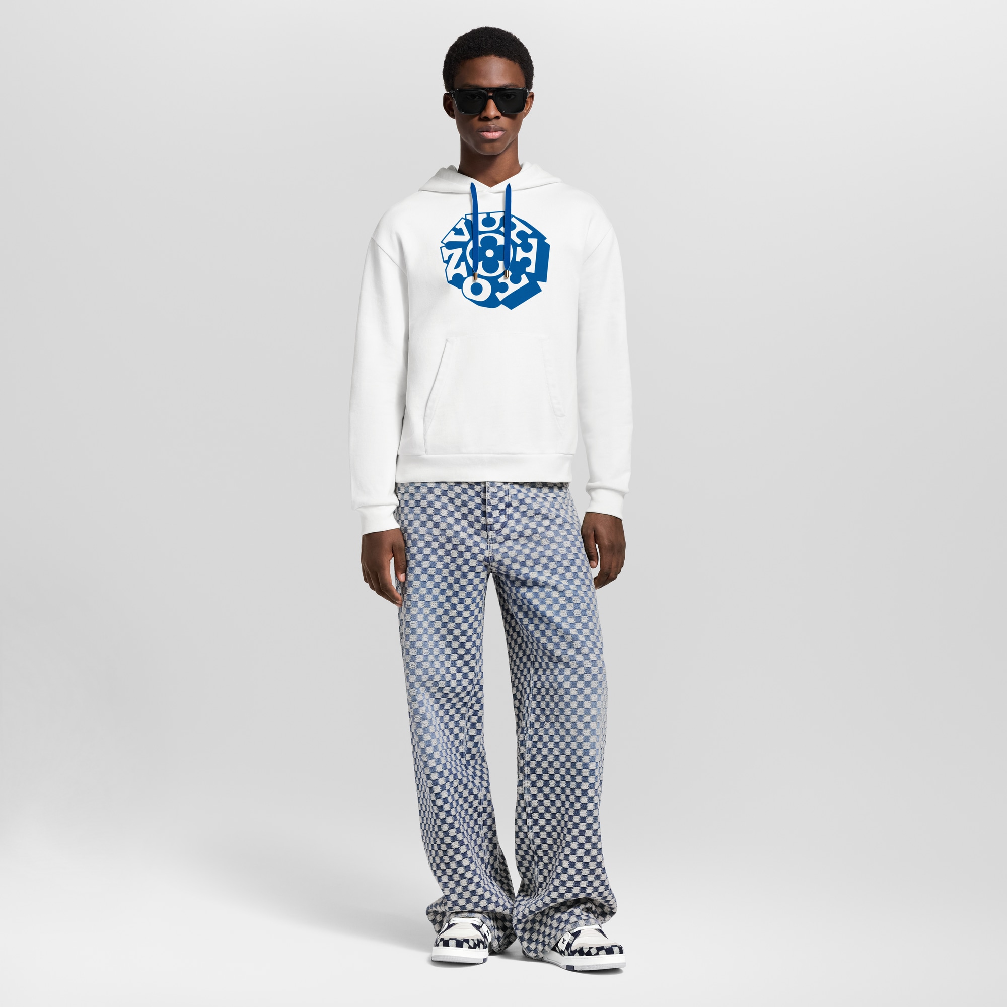 Printed Signature Hoodie  in Men