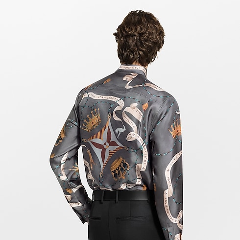 Printed Silk Shirt in Men's Ready-to-Wear Shirts collections by Louis Vuitton (Product zoom)