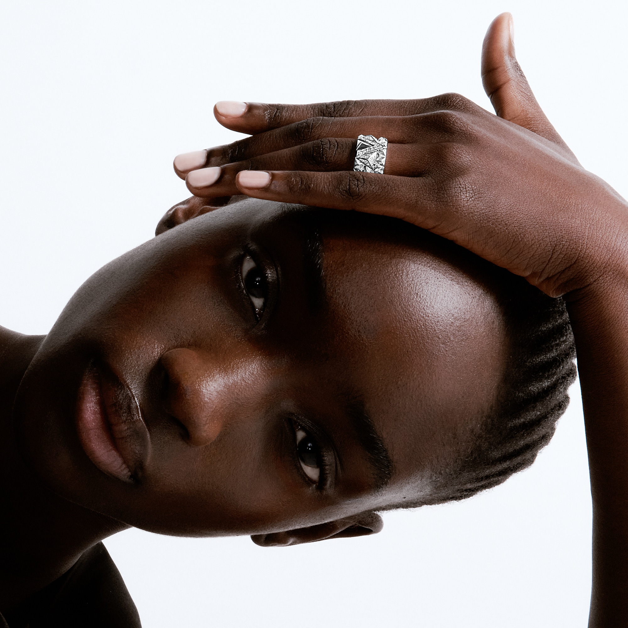 Pure V Ring, White Gold and Diamonds  in Jewellery