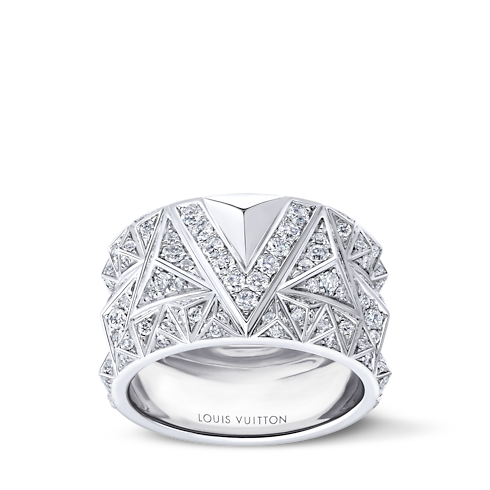 Pure V Ring, White Gold and Diamonds in Jewellery's Categories Rings collections by Louis Vuitton (Product zoom)