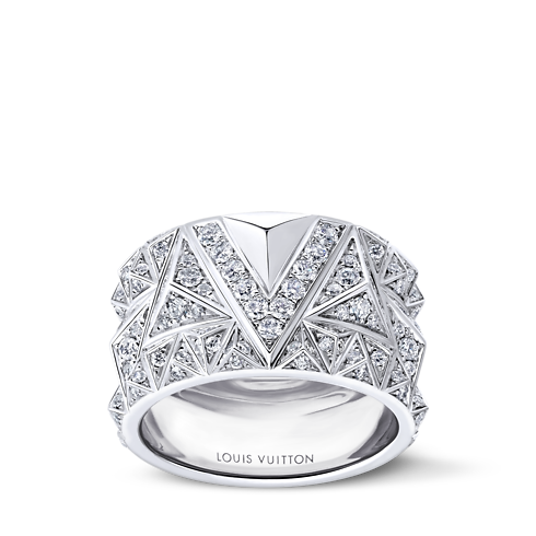 Pure V Ring, White Gold and Diamonds in Jewellery's Categories Rings collections by Louis Vuitton (Product zoom)