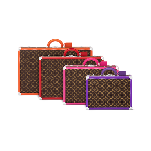 Pyramide Bisten Macassar Multicolore Monogram Macassar in Trunks, Travel and Home's Trunks and Boxes Trunks and Suitcases collections by Louis Vuitton (Product zoom)
