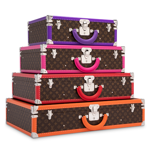 Pyramide Bisten Macassar Multicolore Monogram Macassar in Trunks, Travel and Home's Trunks and Boxes Trunks and Suitcases collections by Louis Vuitton (Product zoom)
