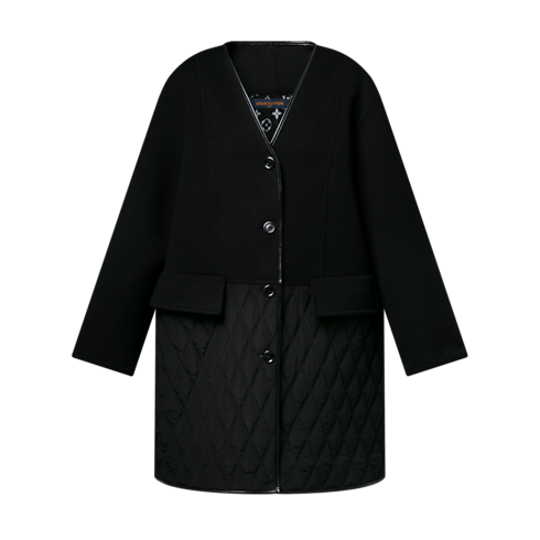 Quilt Accent Coat in Women's Ready-to-Wear Coats and Jackets collections by Louis Vuitton (Product zoom)
