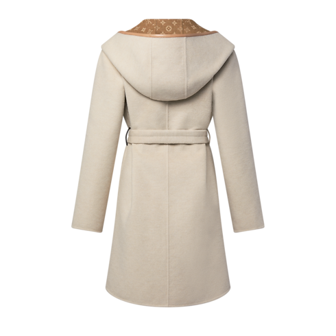 Reversible Signature Hooded Wrap Coat in Women's Ready-to-Wear Coats and Jackets collections by Louis Vuitton (Product zoom)