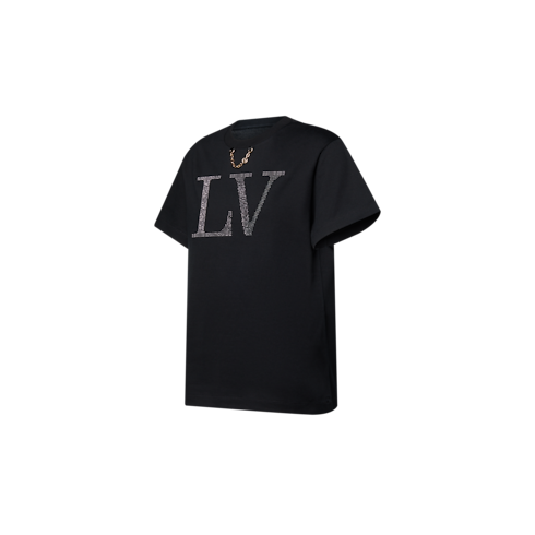 Rhinestone Signature T-Shirt in Women's Ready-to-Wear Tops collections by Louis Vuitton (Product zoom)