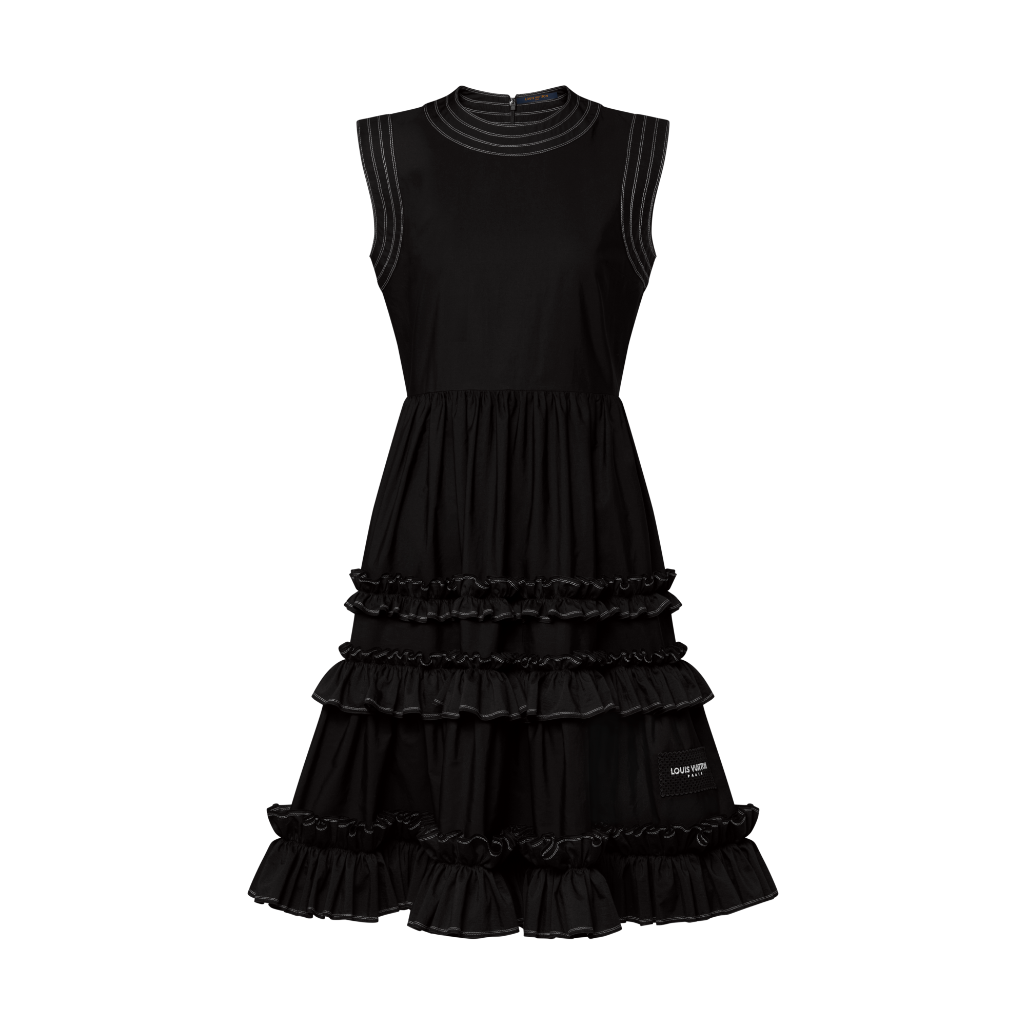 louis vuitton designer dresses for Women fluid silk twill featuring Color:Cream/Navy Stripe formal louis vuitton dresses neckline:SCOOP/SQUARE Modest Wedding Dresses |