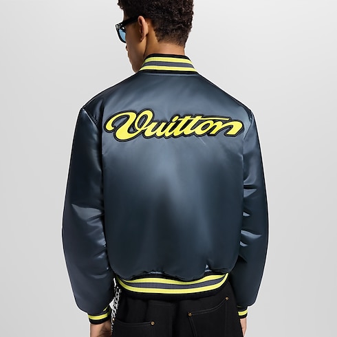 Satin Baseball Blouson in Men's Ready-to-Wear Outerwear and Coats collections by Louis Vuitton (Product zoom)