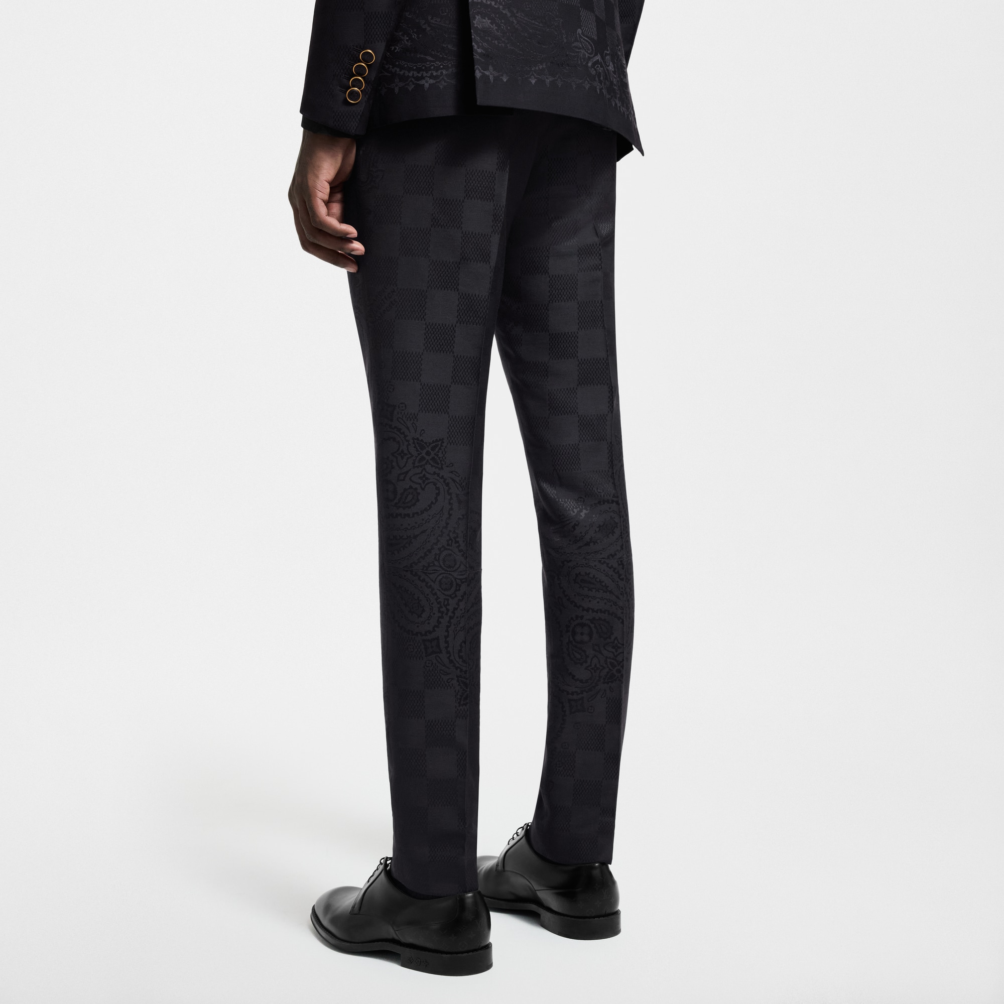 Satin Cigarette Evening Pants  in Men