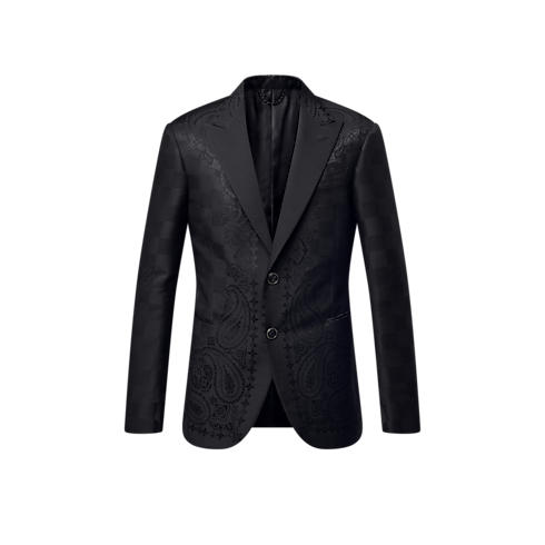 Satin Pont Neuf Single-Breasted Evening Jacket in Men's Ready-to-Wear Blazers and Jackets collections by Louis Vuitton (Product zoom)